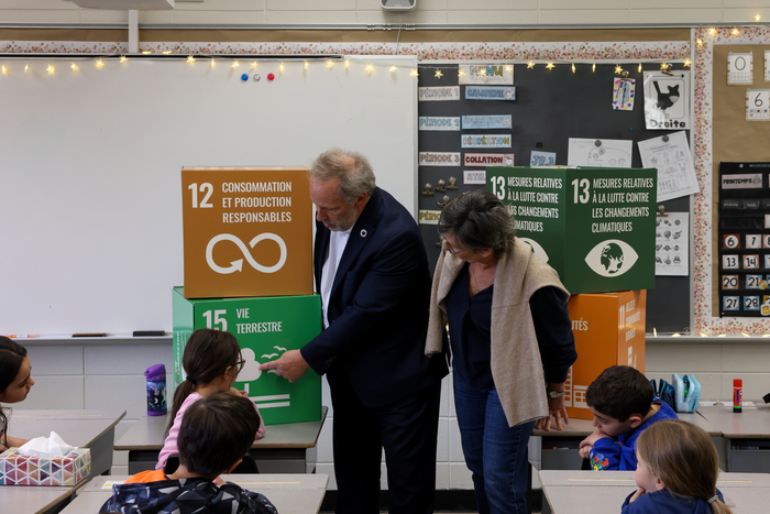 Des élèves d’écoles primaires à Candiac ont célébré le Jour de la Terre 