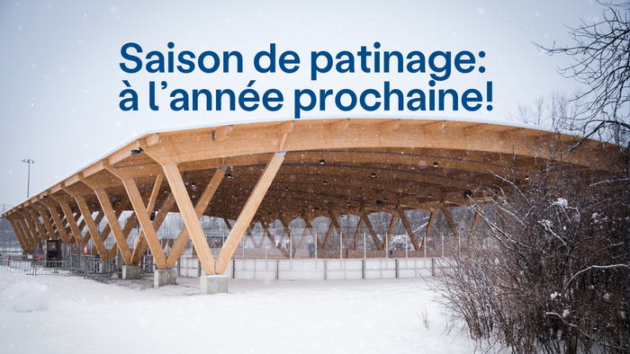 Fermeture de la patinoire réfrigérée couverte pour la saison