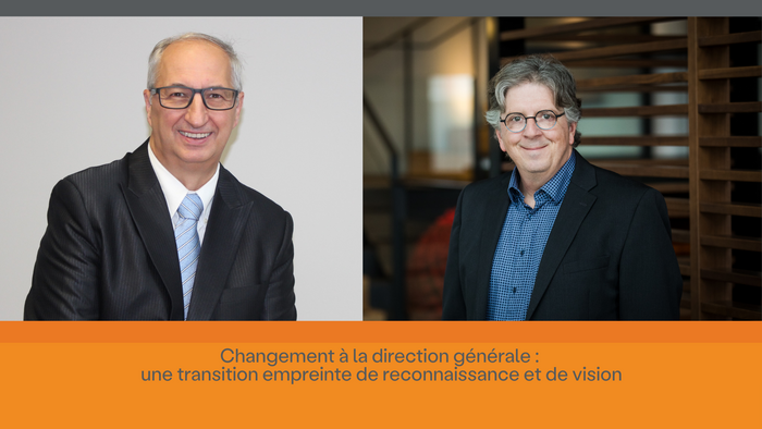 Nomination de Martin Lavoie à la direction générale de Candiac et départ à la retraite d’Alain Desjardins